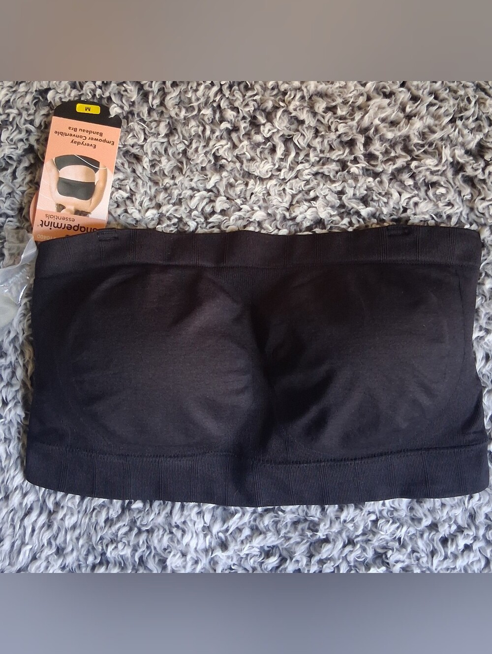Shapermint Black Wireless Bandeau